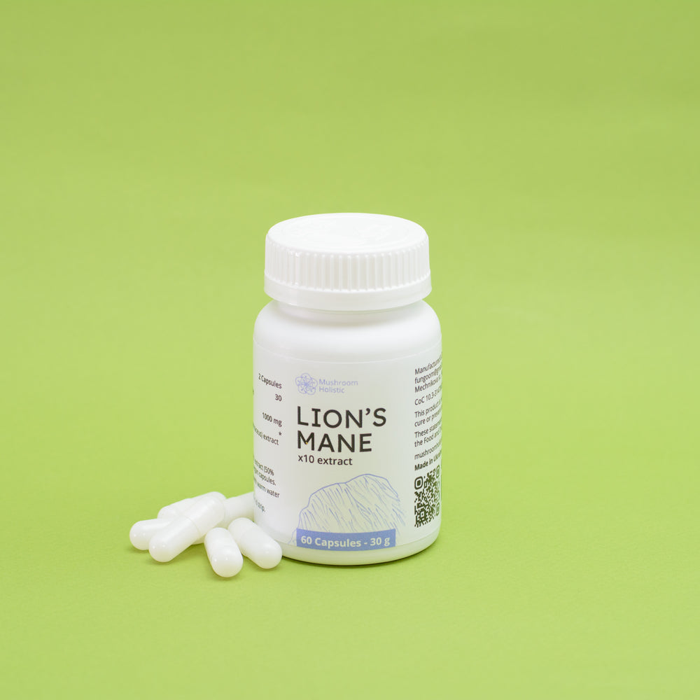
                  
                    Lion’s Mane Extract - 60 Capsules
                  
                