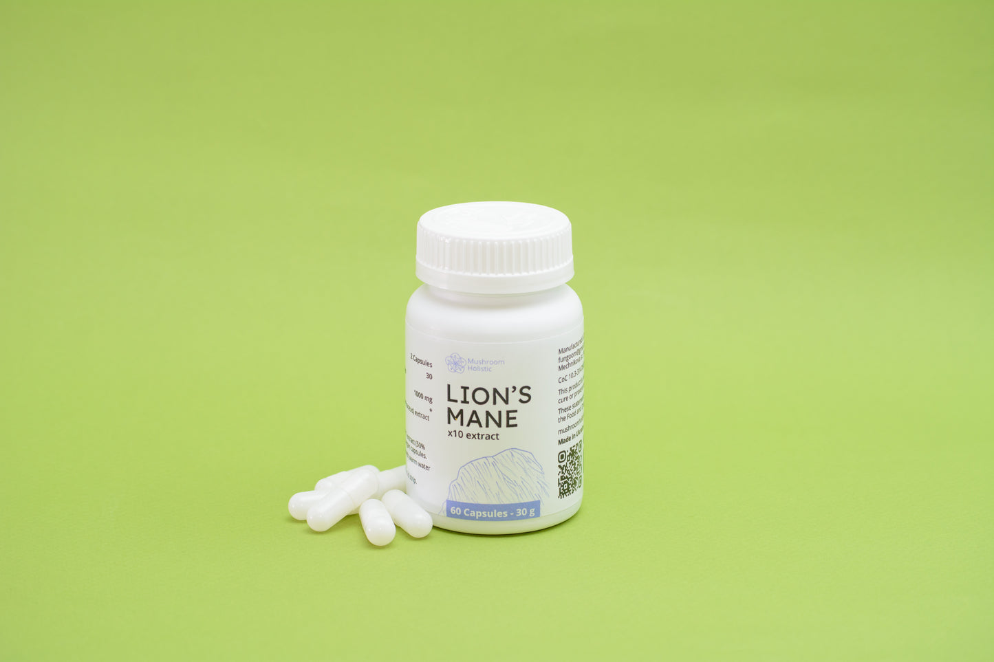 
                  
                    Lion’s Mane Extract - 60 Capsules
                  
                