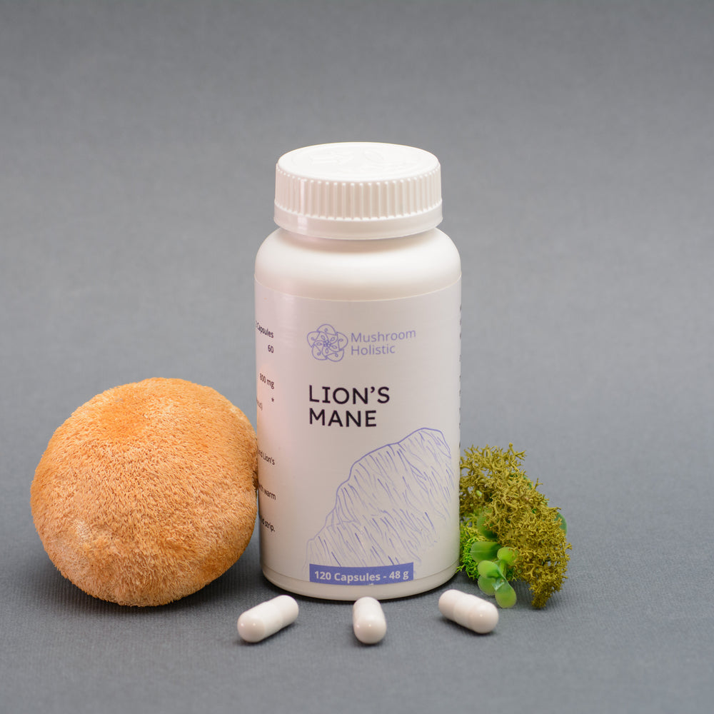 
                  
                    Lion's Mane - 60 or 120 Capsules
                  
                
