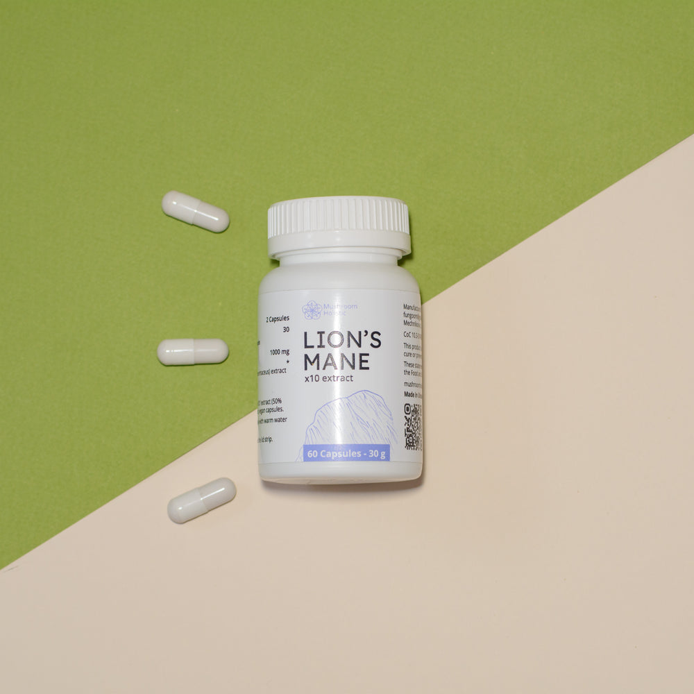 
                  
                    Lion’s Mane Extract - 60 Capsules
                  
                