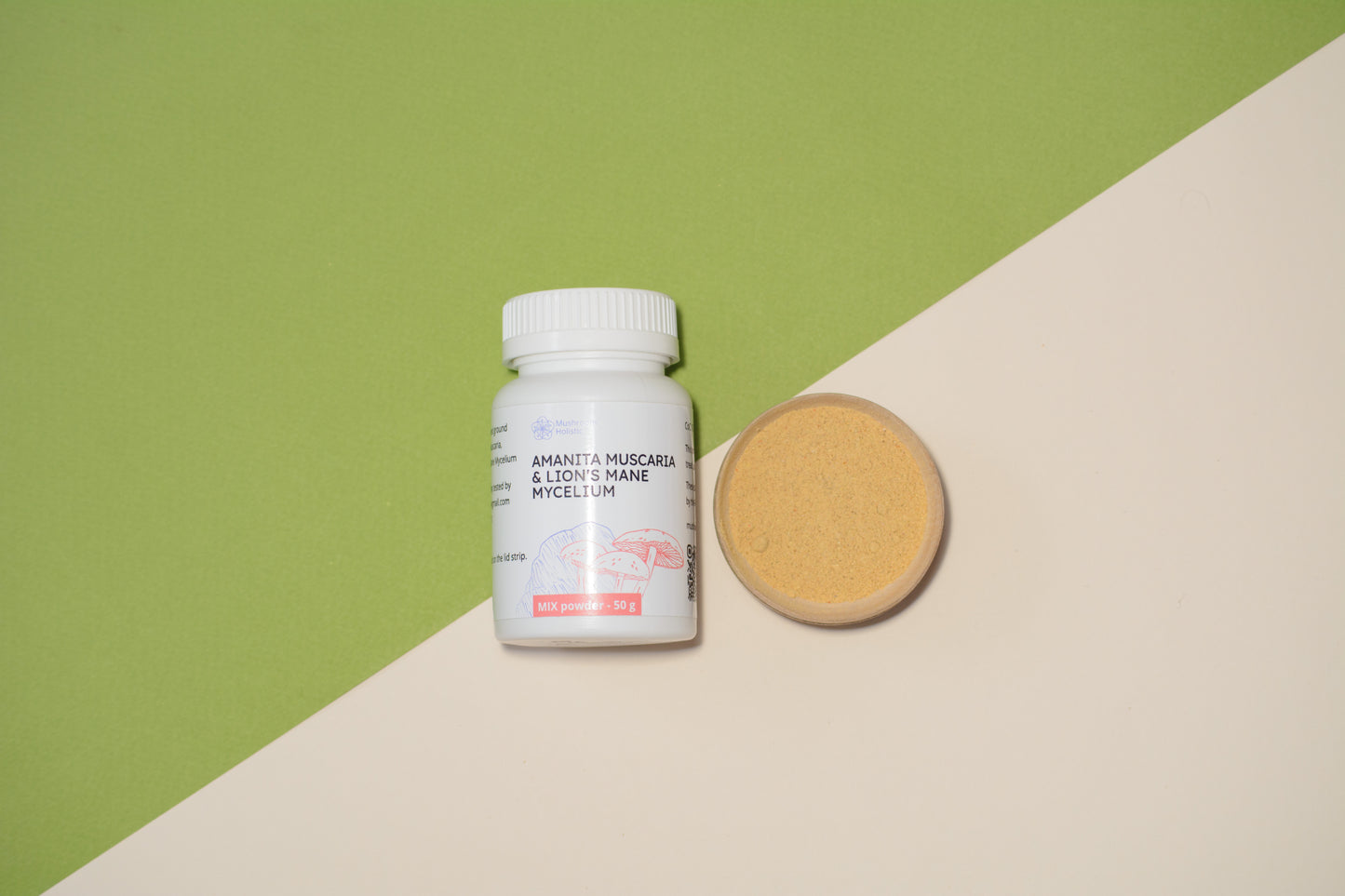 
                  
                    Mix Amanita Muscaria & Lion’s Mane - Powder 50 g
                  
                